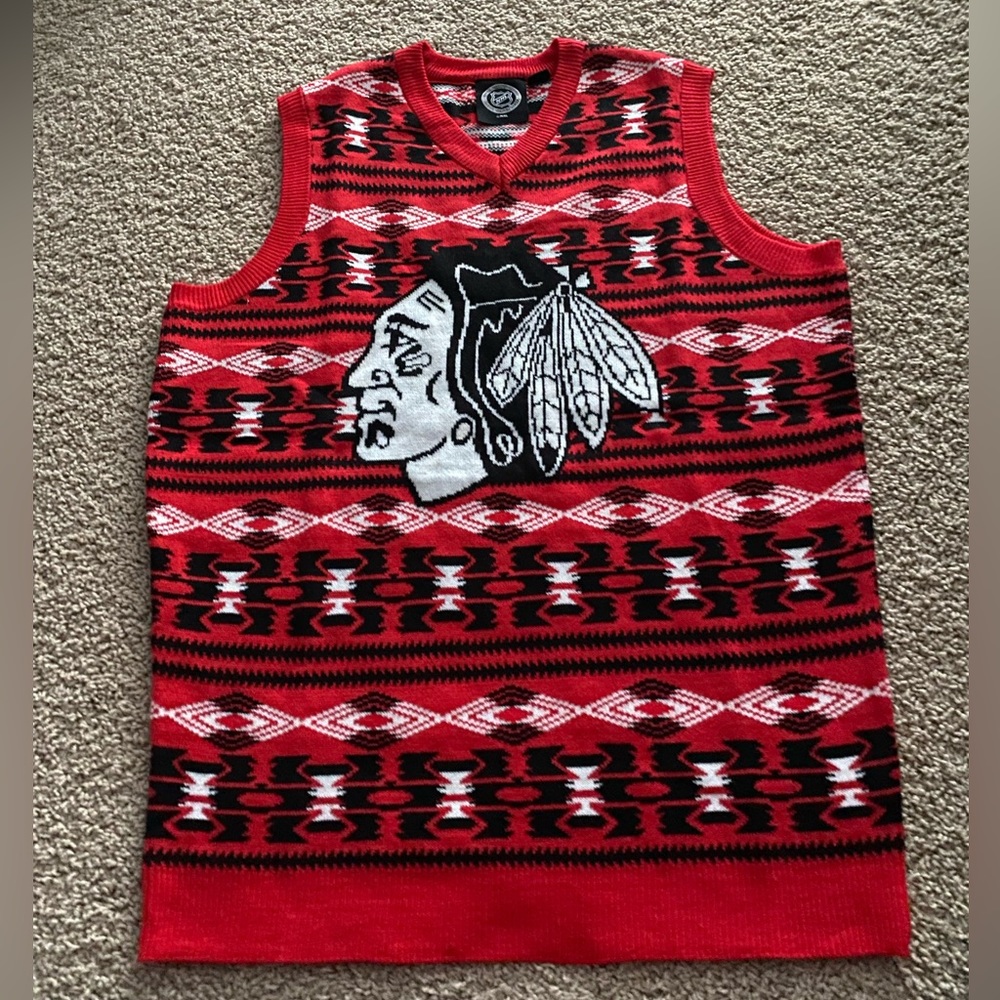 Chicago Blackhawks NHL sweater vest